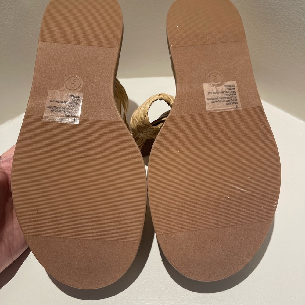 Target Women's Kayla Wedge Heels - Universal Thread™ Beige 9 - Picture 4 of 4